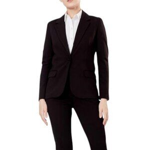 Mary Crafts black single button career casual blazer size 18